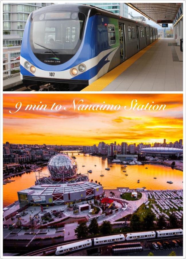 Rare Find Exquisitely New Quiet & Safe Skytrain Home Vancouver Bagian luar foto